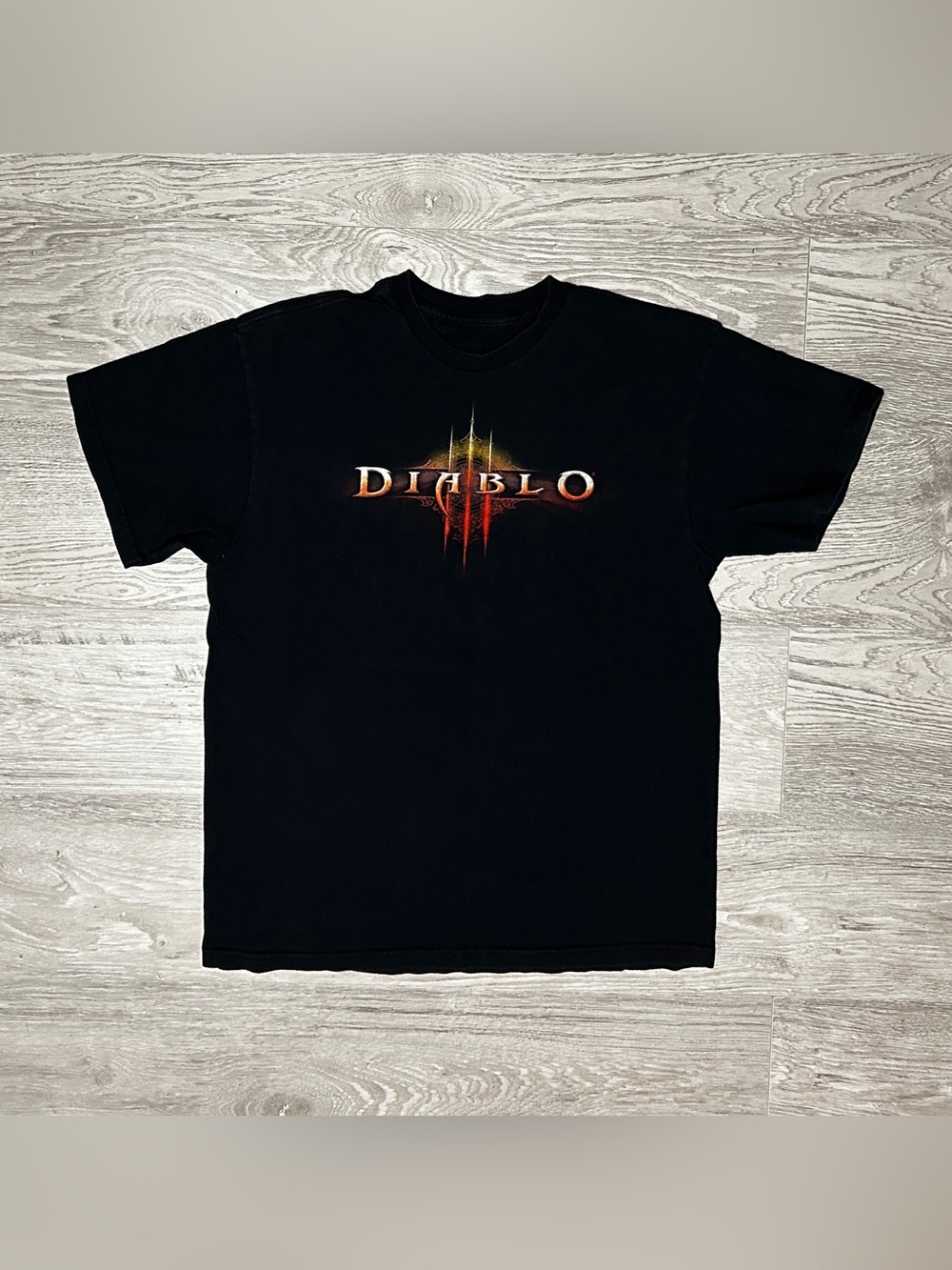 Diablo III Video Game Promotional Black Graphic T-Shirt